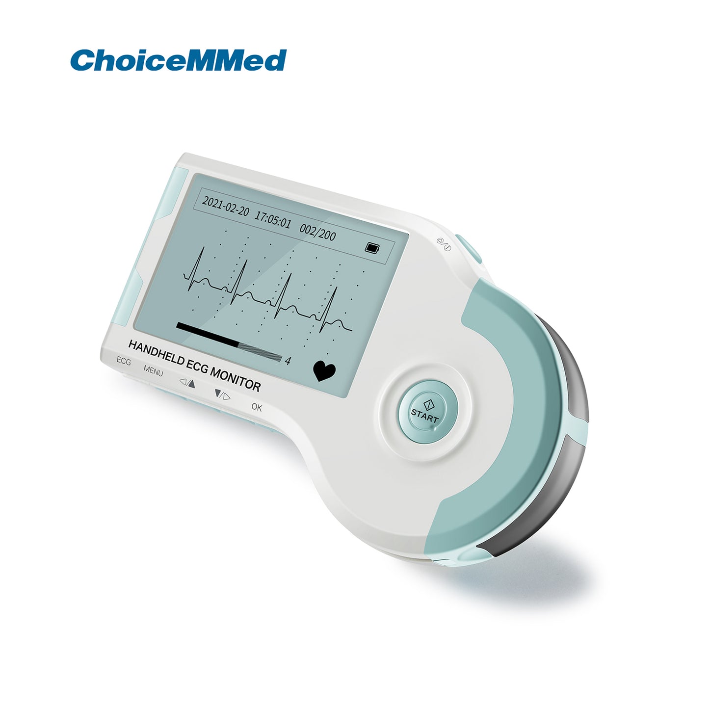 ChoiceMMed MD100B Portable ECG Machine ECG Monitor Handheld Heart Rate Machine