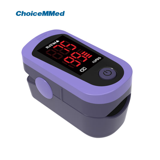 CHOICEMMED MD300C13 LED Digital Finger Pulse Oximeter Blood Oxygen Saturation SPO2 Heart Rate Monitor Tonometer Household