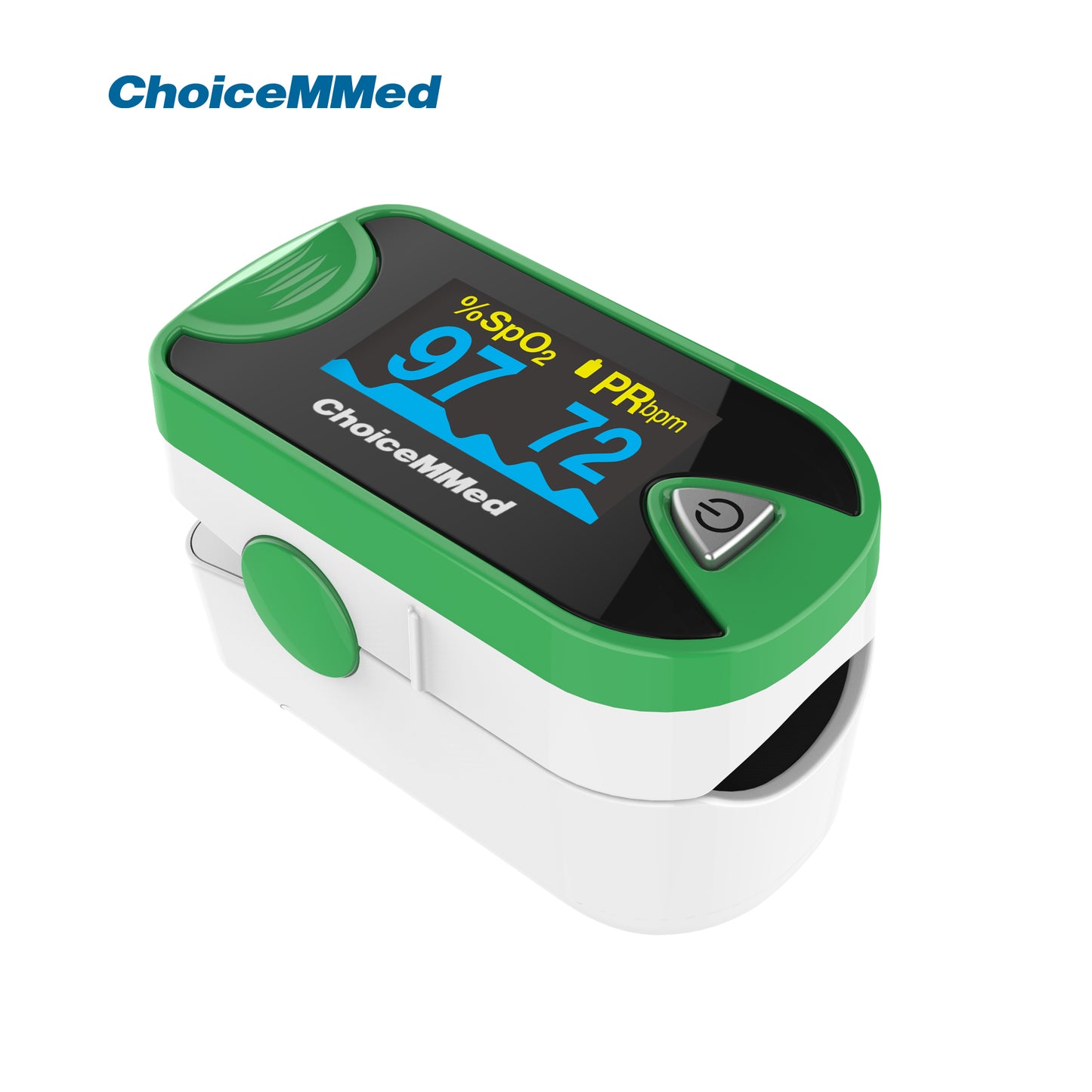 CHOICEMMED MD300C26 OLED Green Professional Medical Fingertip Pulse Oximeter On Finger Blood Oxygen Saturation Meter Health Care
