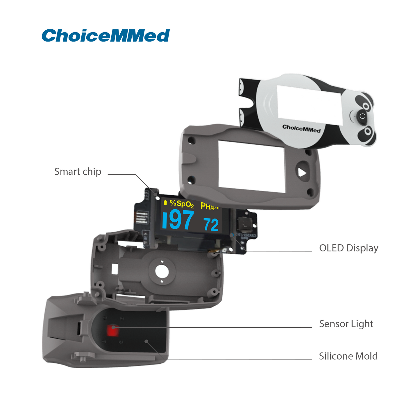 CHOICEMMED MD300C55 Children Pedia Pulse Oximeter