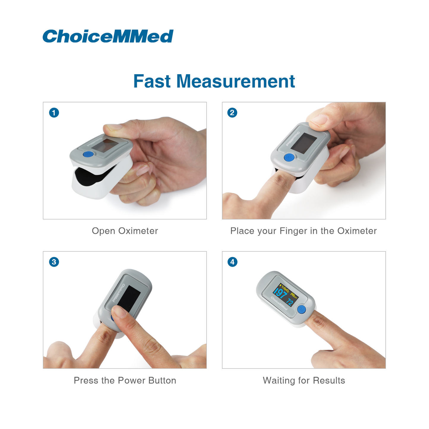 ChoiceMMed MD300CN330 OLED Fingertrip Pulse Oximeter