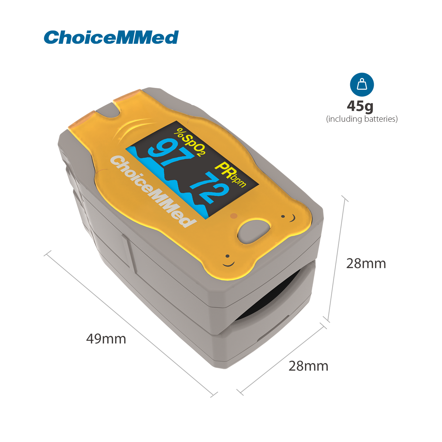 ChoiceMMed MD300C52 Finger Pulse Oximeter for Kids for Covid 19 Coronavirus