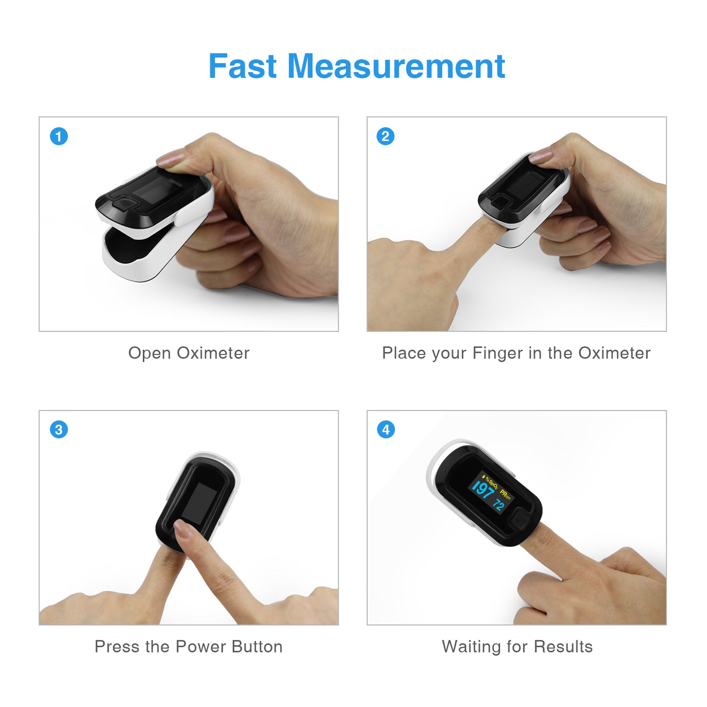 Mibest MD300CN340 Professional Medical OLED Finger Pulse Oximeter Oxywatch