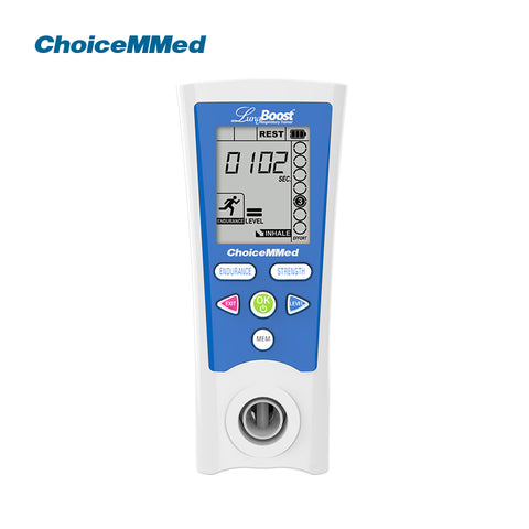 CHOICEMMED MD8000 LungBoost Electronic Smart Lung Exerciser - Lung Strengthener for Improving Lung Capacity