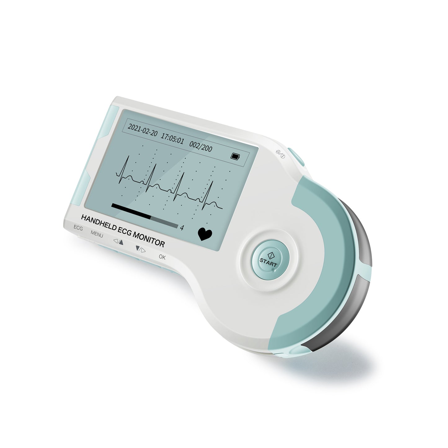 ChoiceMMed MD100B Portable ECG Machine ECG Monitor Handheld Heart Rate Machine