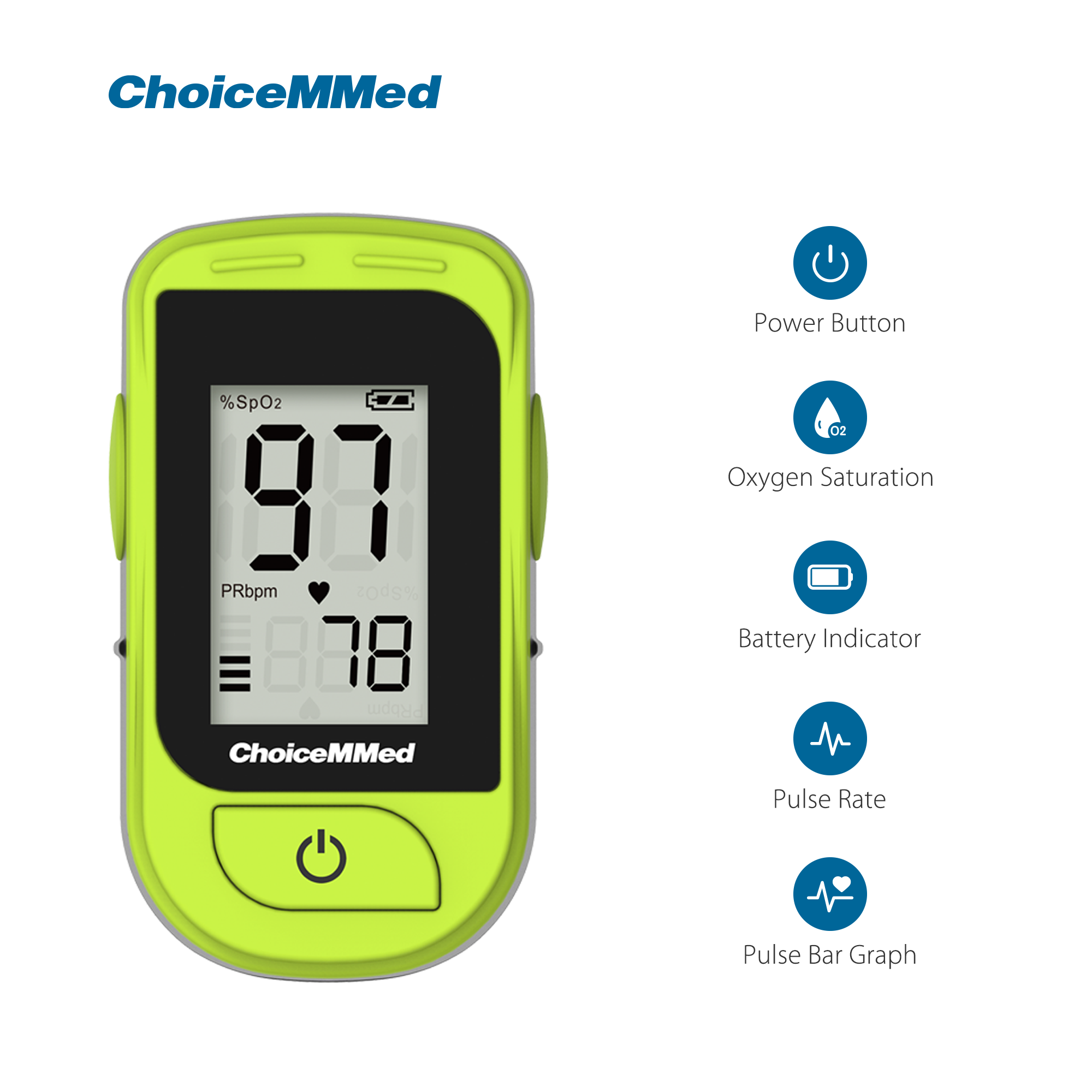 ChoiceMMed Professional Medical Pulse Oximeter