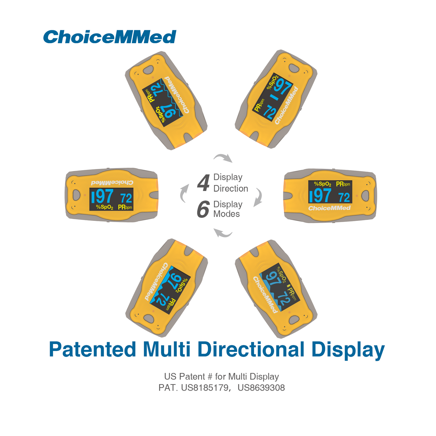 CHOICEMMED MD300C52 Pedia Fingertip Pulse Oximeter With CE and FDA Approved
