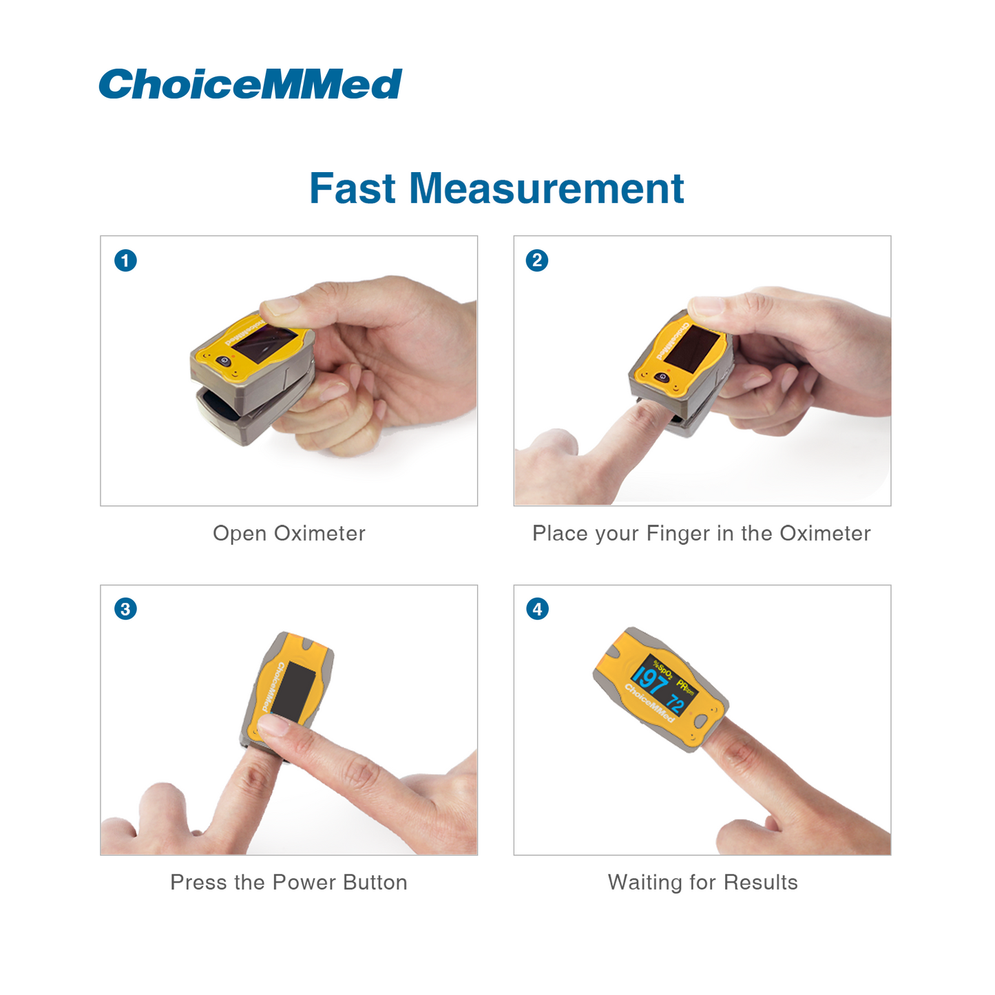 ChoiceMMed MD300C52 Finger Pulse Oximeter for Kids for Covid 19 Coronavirus