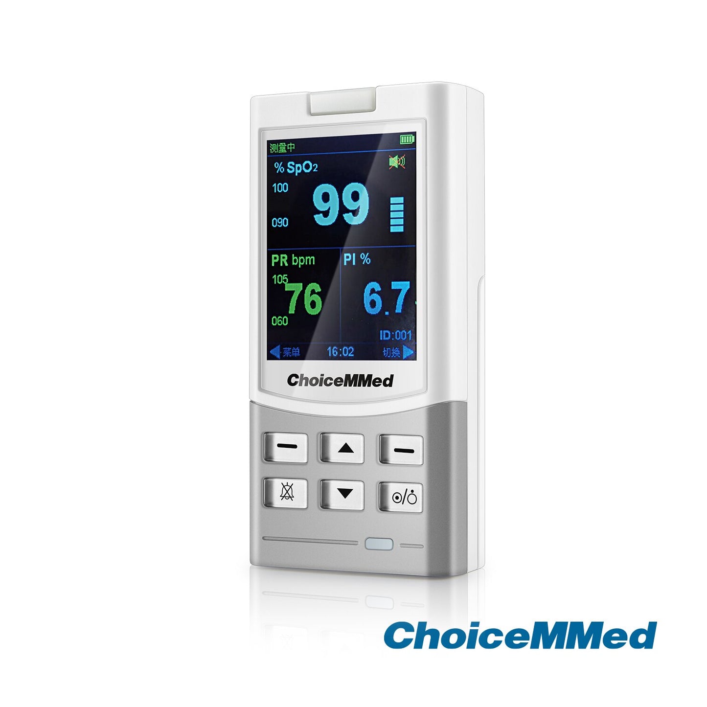 Dispositivo médico de monitor de oxímetro de pulso de mano portátil ChoiceMMed MD300M